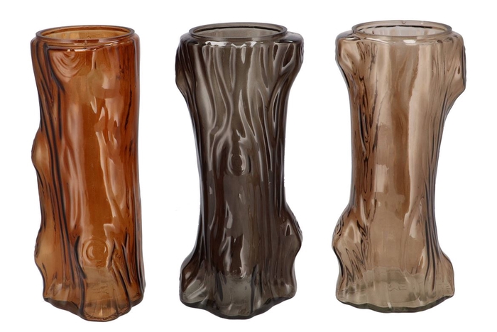 <h4>Roman Woods Brown Mix Tree Vase Ass 13x12x29cm</h4>