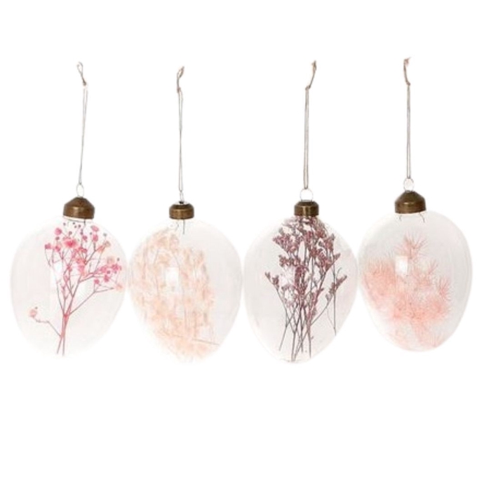 <h4>Easter Deco glass dried flowers 6.5*5cm</h4>