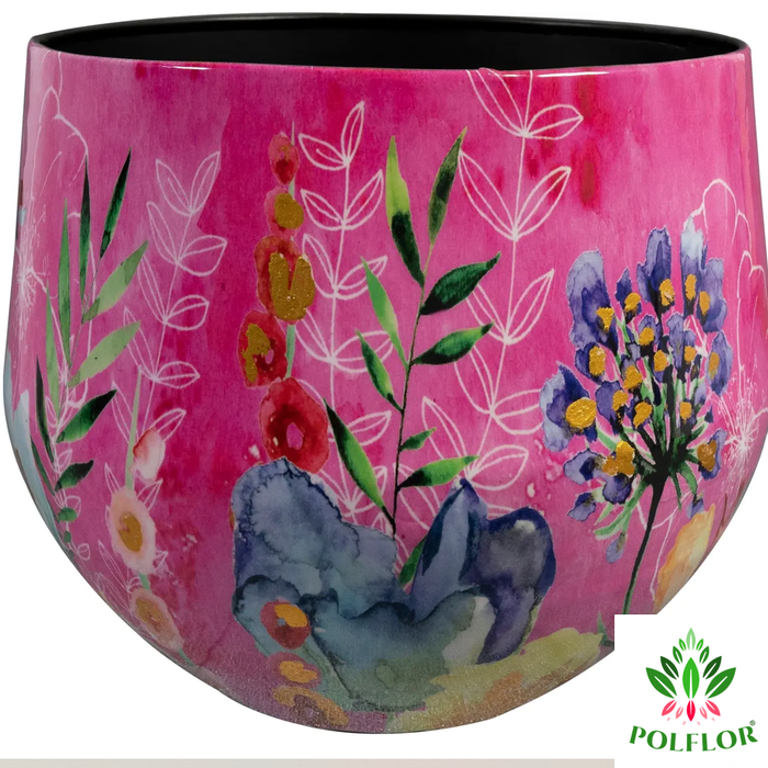 Pot S3 Fiesta fuchsia D33 H28