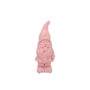 Gnome Flirty Jasper Pink W Sound 11x10x27cm