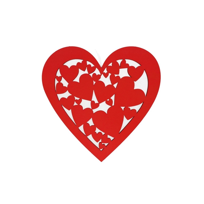 <h4>Valentine Heart foam deco d25cm</h4>