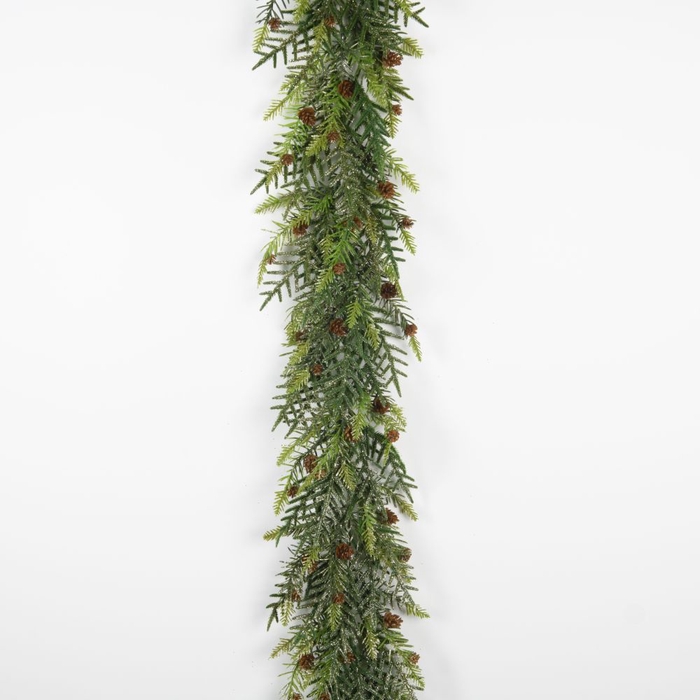 <h4>AF Garland Seq 193cm Green/Gol</h4>