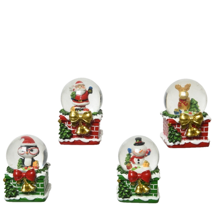 <h4>Kerst Deco sneeuwbol 6.5cm</h4>