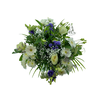 Bouquet Large White / Blue