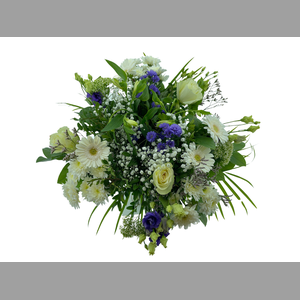 Bouquet Large White / Blue