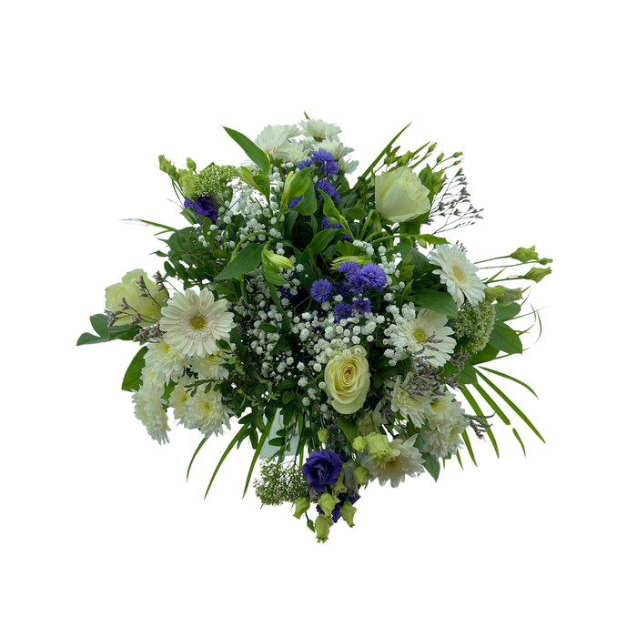 <h4>Bouquet Large White / Blue</h4>