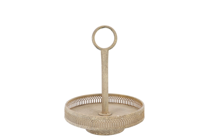 Storage Shelf Esi Metal Cozy Gold Matt 20x27cm