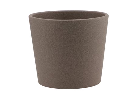 <h4>Ceramic Brown Pot 13cm Nm</h4>