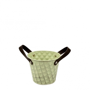 Zink Squared pot d12*10cm