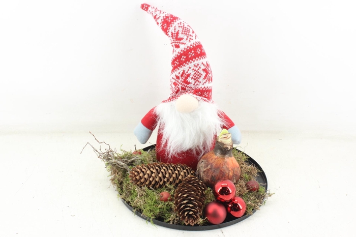 <h4>arr4 Amaryllis MB - Zink rond gnome XL</h4>