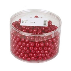 Pearl loose 10 mm red-tube 600 pcs