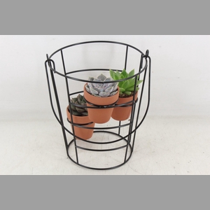 arr2 PL - Zink emmer frame terra potje