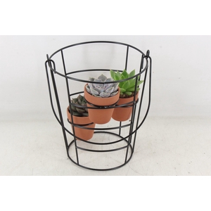 arr2 PL - Zink emmer frame terra potje