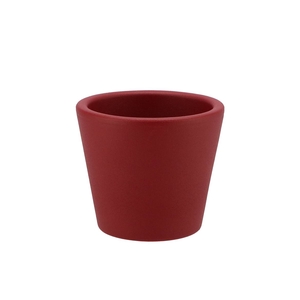 Vinci Red Velvet Container Pot 12x10cm