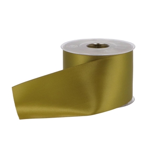 Ribbon Grave Double Satin 69 Avocado 70mmx25m P/1