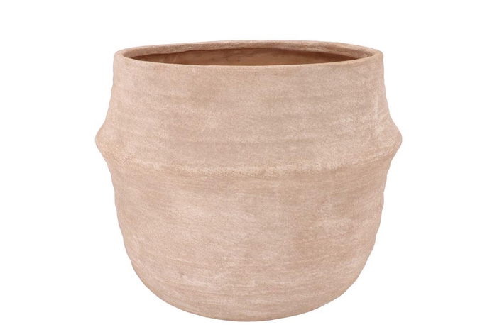 <h4>Lisboa Cream Pot Edge 30x30x26cm</h4>