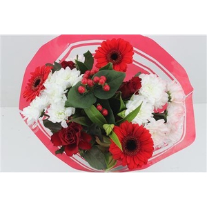 Boeket 3 Roos 3 Germini Rood