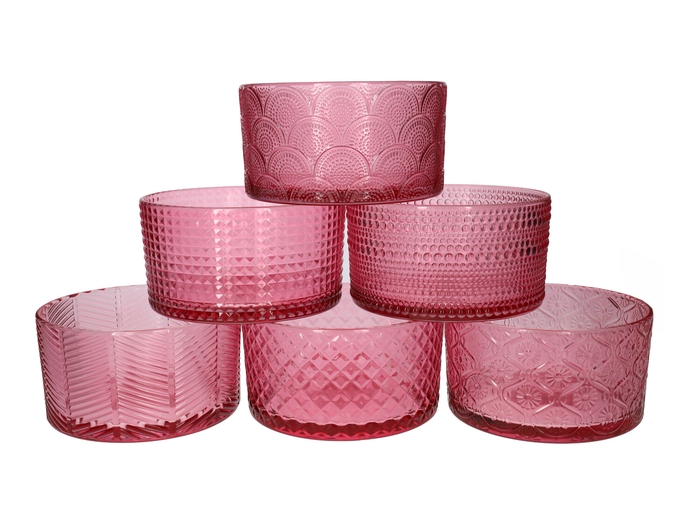 <h4>DF02-741240600 - Bowl Pipp d15xh8 6ass pink</h4>