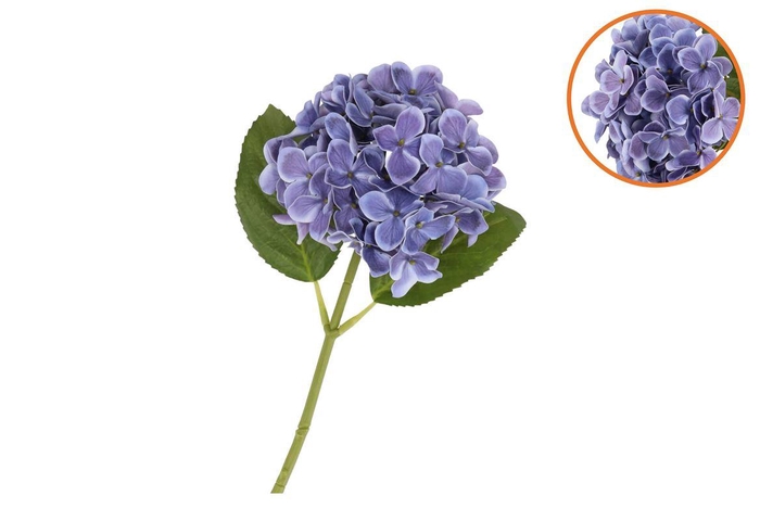<h4>Silk Hydrangea Purple 14x45cm</h4>