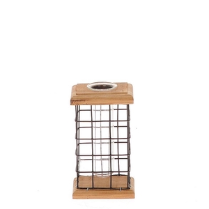 Glas Lodge+1buis 7*6*12cm