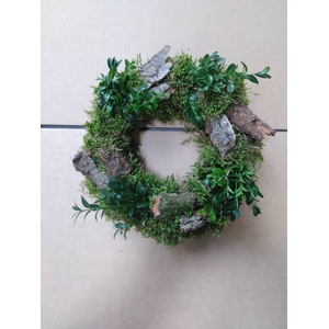 KRANZ 30 BUX HOLZ 25CM