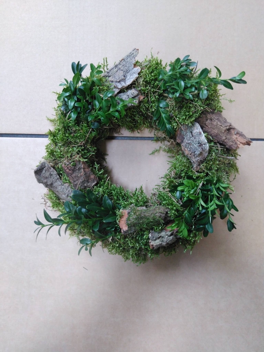 <h4>KRANZ 30 BUX HOLZ 25CM</h4>