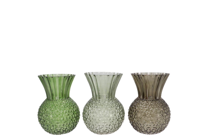 <h4>Senna Summer Green Mix Vase Ass 13x18cm</h4>