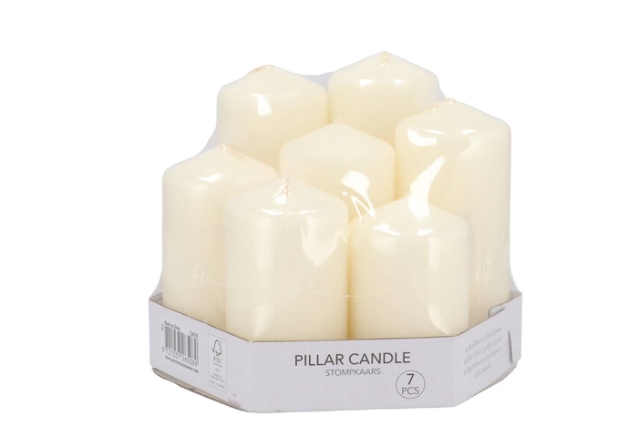 <h4>Candle White Set 7</h4>