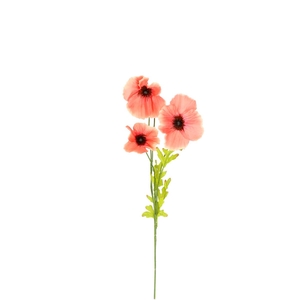 Artificial flowers Papaver 63cm