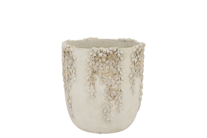 Rosie String Of Pearls Scottisch Sand Pot 14x14x13cm