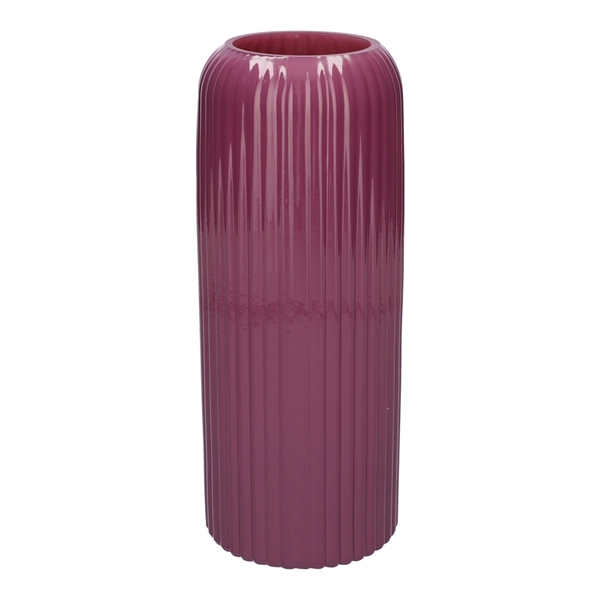 <h4>Vase Nora d7.2\\10xh25 aubergine milky</h4>