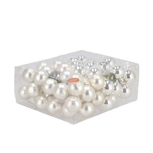 Glass Ball Glans Combi Zilver 30mm P/72