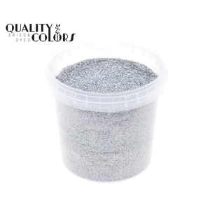 Glitters 400gr in bucket Laser Silver