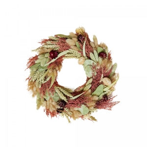 Wreath d25cm Rosewood