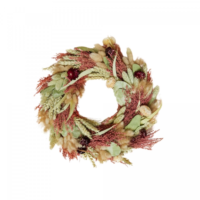 <h4>Wreath d25cm Rosewood</h4>
