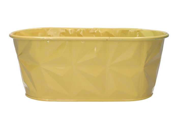 <h4>DF04-666775600 - Planter Zinna oval 27x13.7x11 beige</h4>