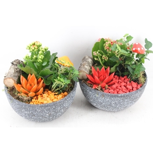 arr2 MB - Keramiek bowl stone