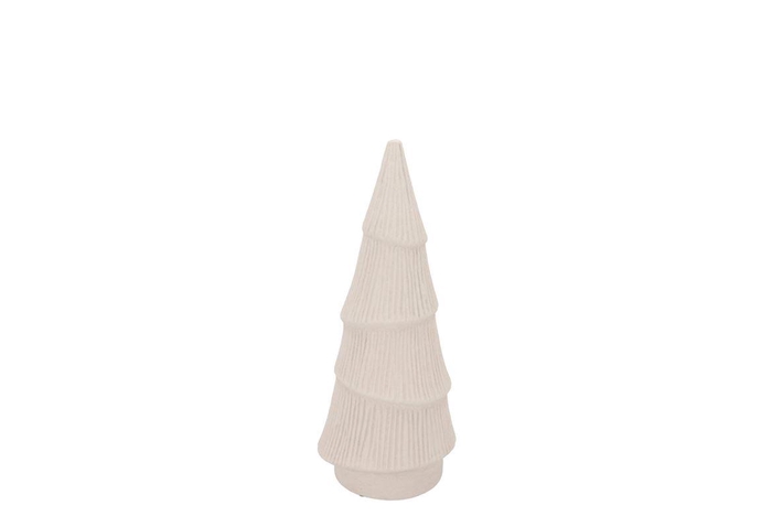 Porto Pine Tree Small Stripe White 8x8x14cm