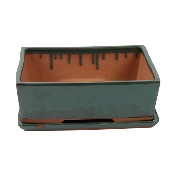 <h4>Bonsai accesoires Potset with saucer Ø30cm Green</h4>