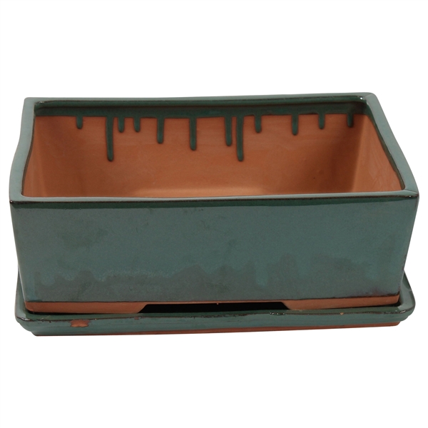 <h4>Bonsai accesoires Potset with saucer Ø30cm Green</h4>