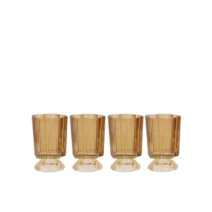 Naomi Natural Brown Tealight Holder Ass 8x12cm