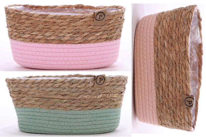 <h4>P&PURE Fieldbasket ass. 3 kleur</h4>