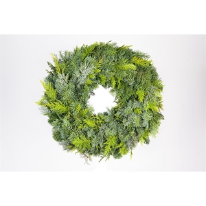 Wreath Mix Half round Cypresse