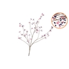 Silk Berry Blossom Blue 135cm