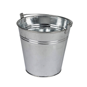 Bucket Sevilla zinc 9.6xH8cm - ES8.5 natural