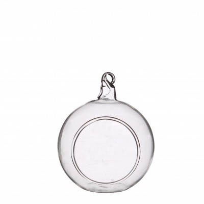 <h4>Glass Deco ball+hole d06*6cm</h4>