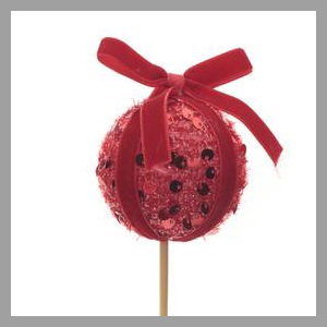 Kerst bijsteker 50cm Bal Bon Bon 6cm