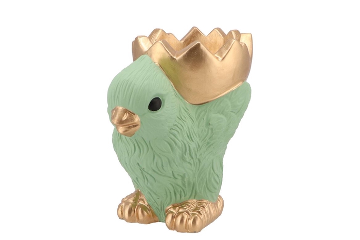 <h4>Easter Chicken-bowl Light Green 19x12x19cm Nm</h4>