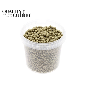 Terracotta pearls 1 ltr bucket Gold