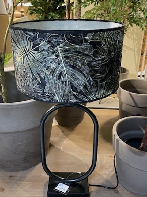 Lampshade Round 30x17cm Black/